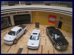 Oakland Mall - display of cars